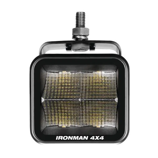 ILED80BF – IRONMAN 4X4 Driving/ Fog Light, LED Bulb Clear Bulbs 3.2 Inch Square 40 Watt Bulbs At 12 To 24 Volt Flood ...